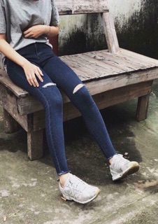 QUẦN JEAN ÔM BODY CẠP CAO