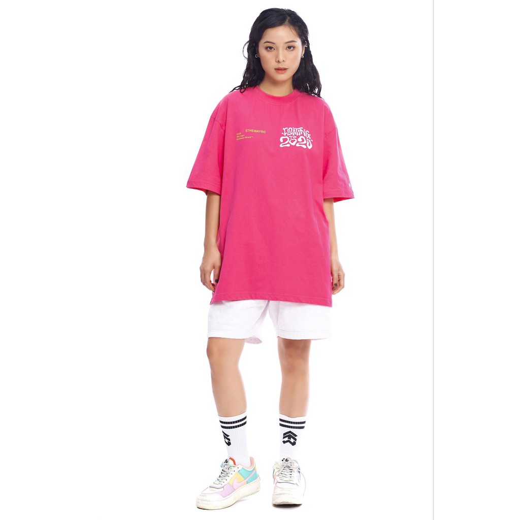 5THEWAY® /year of the rat/ New Tee™ in HOT PINK aka Áo Thun Hồng Tay Ngắn