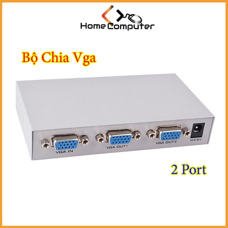 Bộ chia VGA 1 ra 2, 1 ra 4, 1 ra 8 hàng chuẩn chất lượng.Bảo hành 6 tháng - Home Computer