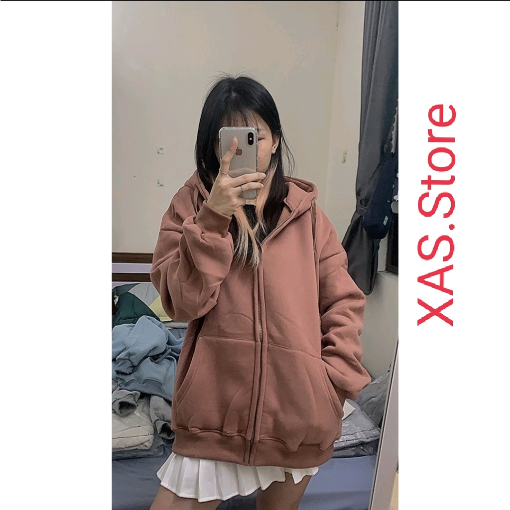 Áo hoodie khoá trơn , Áo hoodie Nữ Trơn XAS [ bán lỗ lấy đánh giá ] | BigBuy360 - bigbuy360.vn