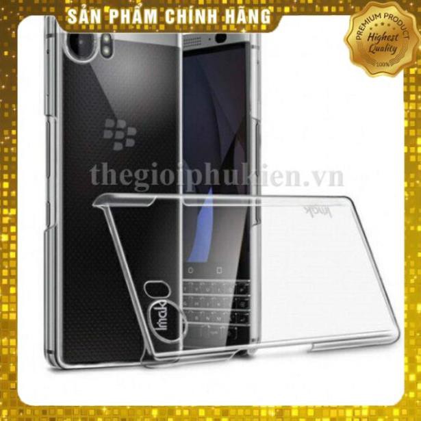 Ốp lưng trong suốt blackberry key one hiệu imak phủ nano không ố vàng