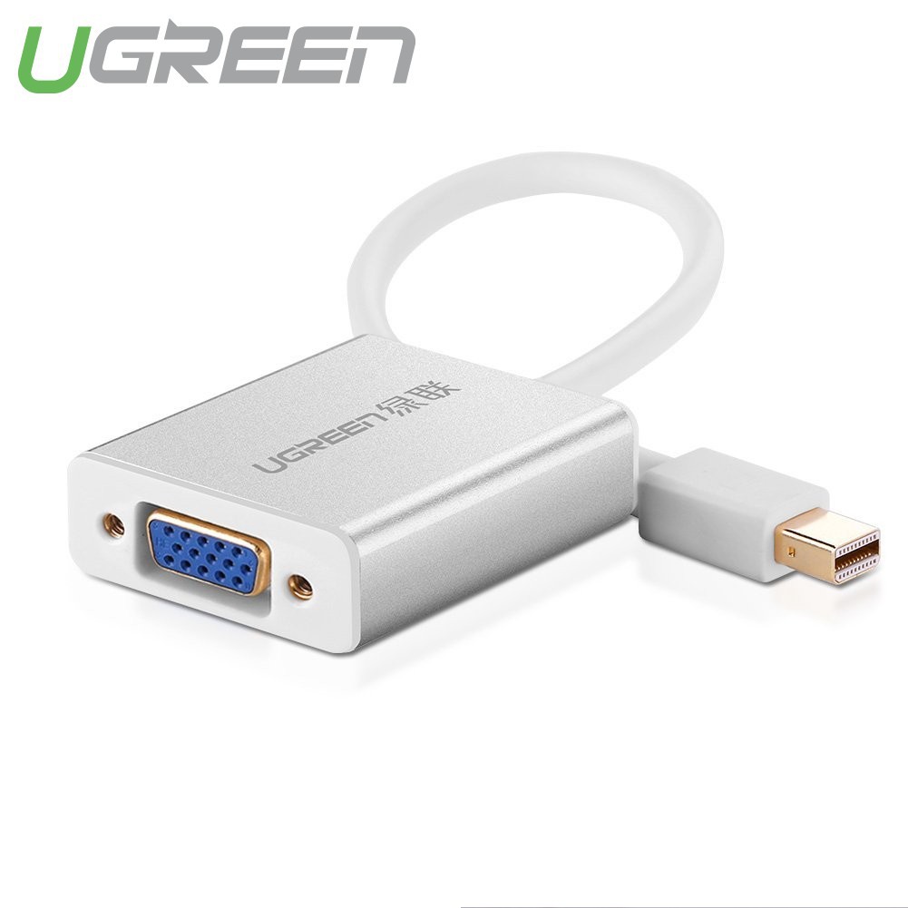 Cáp chuyển Mini DisplayPort sang VGA Ugreen 10437 có âm thanh cao cấp - Hapugroup