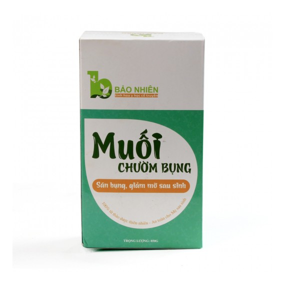 Muối chườm bụng giảm mỡ Bảo Nhiên cho mẹ sau sinh lọ 850g