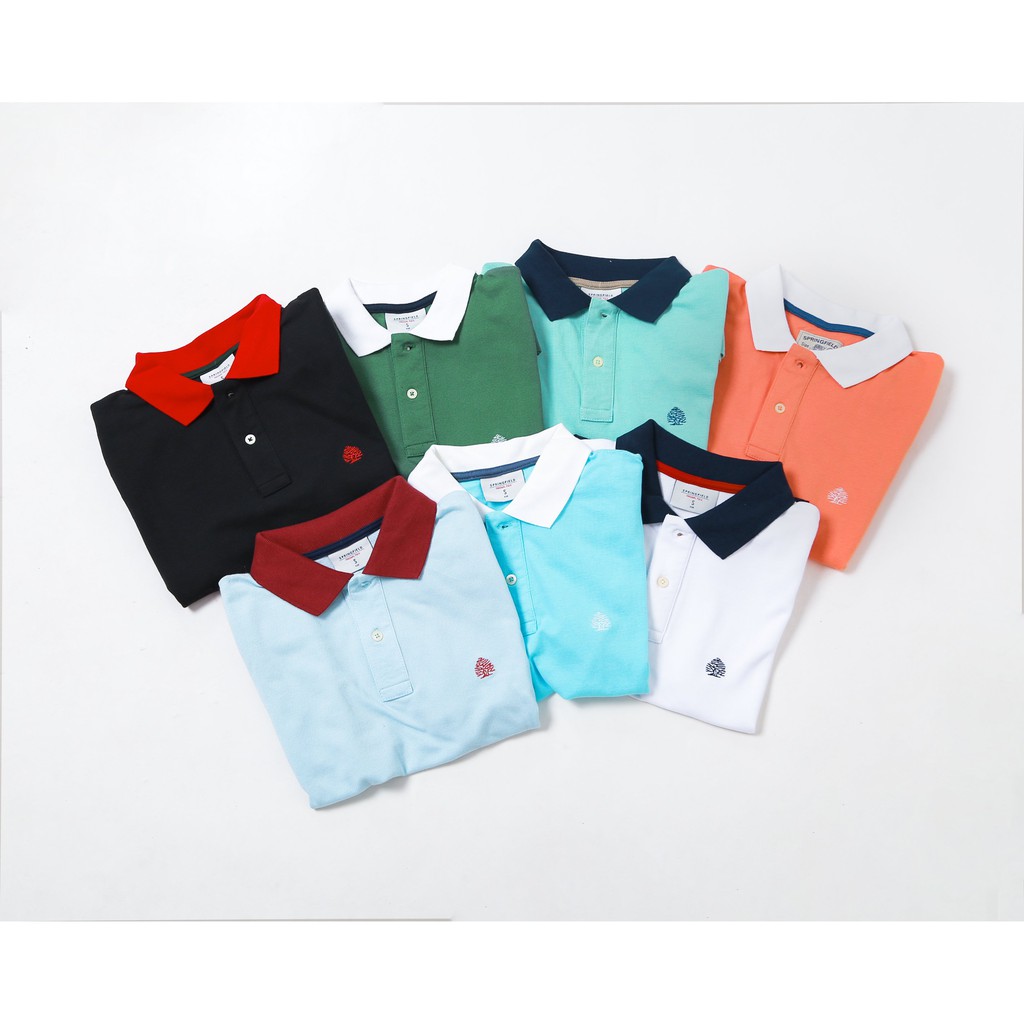 Áo thun Polo Spri cổ viền, màu sắc tươi mới | BigBuy360 - bigbuy360.vn