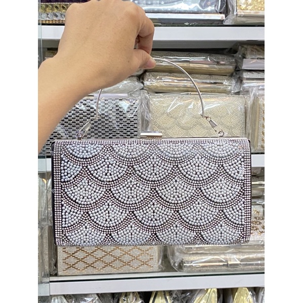 TÚI ĐEO CHÉO .CLUTCH DỰ TIỆC SANG CHÃNH HVQ-09