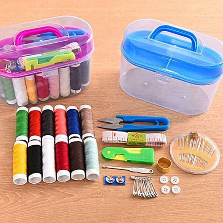Bộ Hộp Đựng Kim Chỉ Đa Năng - Kim Chỉ May Vá Quần Áo 55 Món Tiện Dụng