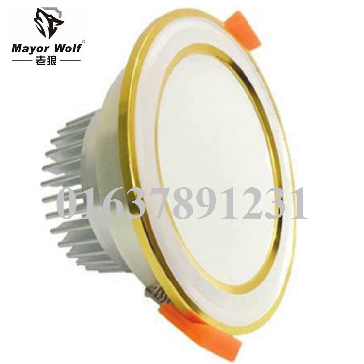 Đèn LED Downlight âm trần đổi 3 màu 7W