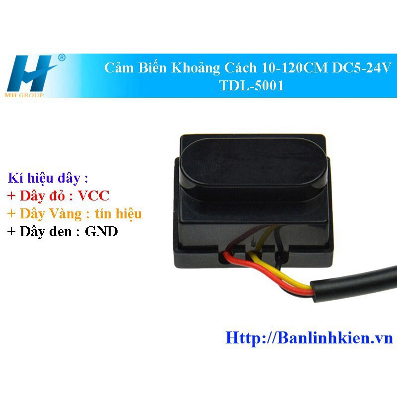 Cảm Biến Khoảng Cách 10-120CM DC5-24V TDL-5001