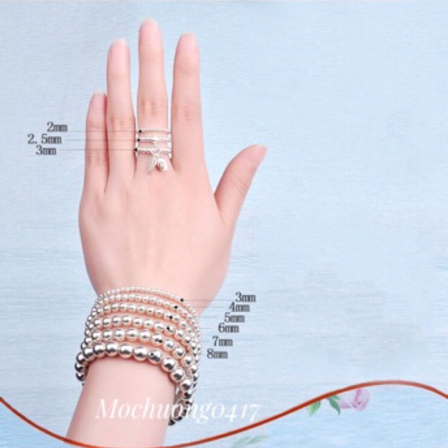 🔥 CHUYÊN SỈ 🔥 Bạc chuẩn: Bi bạc các cỡ 2 3 4 mm - Hàng bạc siêu đẹp, TH712