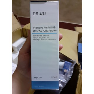 Essence Toner cấp nước Dr.Wu Hyaluronic Acid 150ml