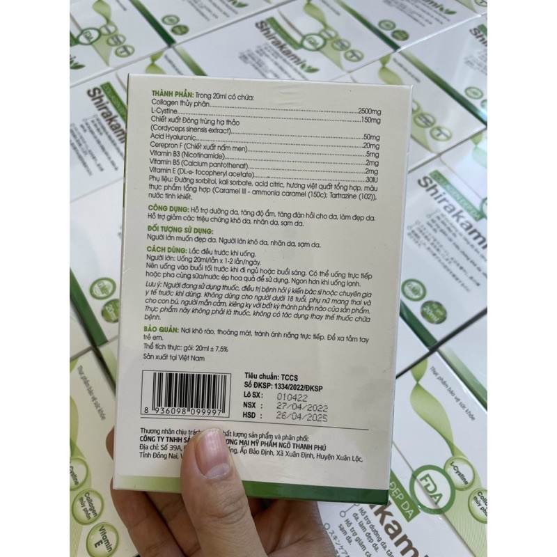 Collagen Đẹp Da Shirakami Dr Cell