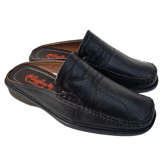 Dép Bít Mũi Nam Da Bò BIGGBEN Cao Cấp HKD392