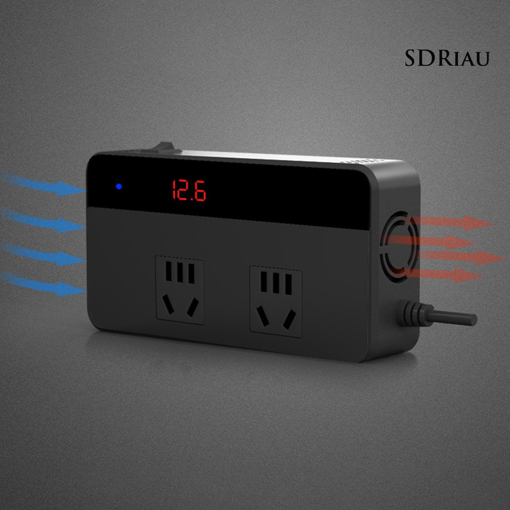 Bộ Sạc Trên Xe Hơi 4 Cổng Usb Qcdz 200w 12v / 12-24v Sang Ac 220v