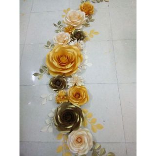 Set 13 hoa giấy trang trí backdrop