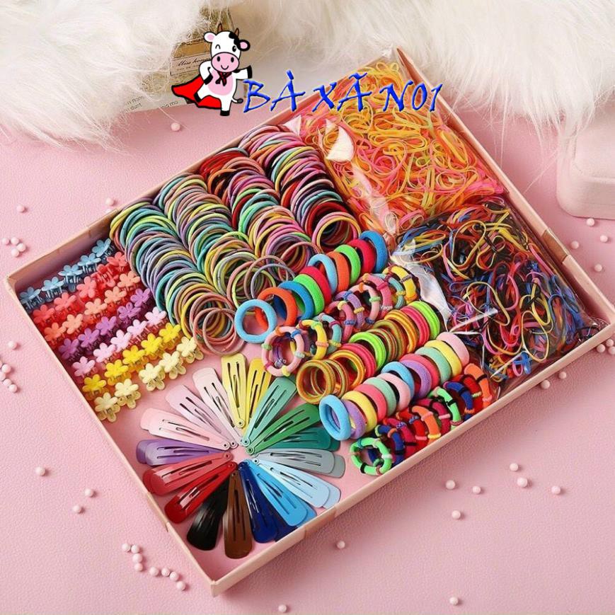 Set Dây Buộc Tóc 780 Chi Tiết Cho Bé