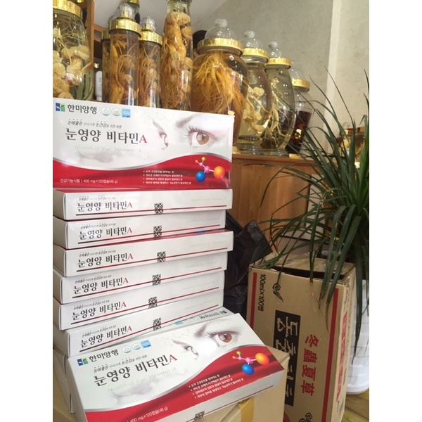 Bổ Mắt VitaminA Hanmi Hàn Quốc, Hộp 120 viên[hàng chính hãng]