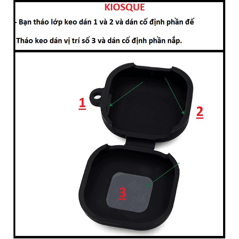 Ốp Silicon chống shock tai nghe Galaxy Buds live / Buds Pro