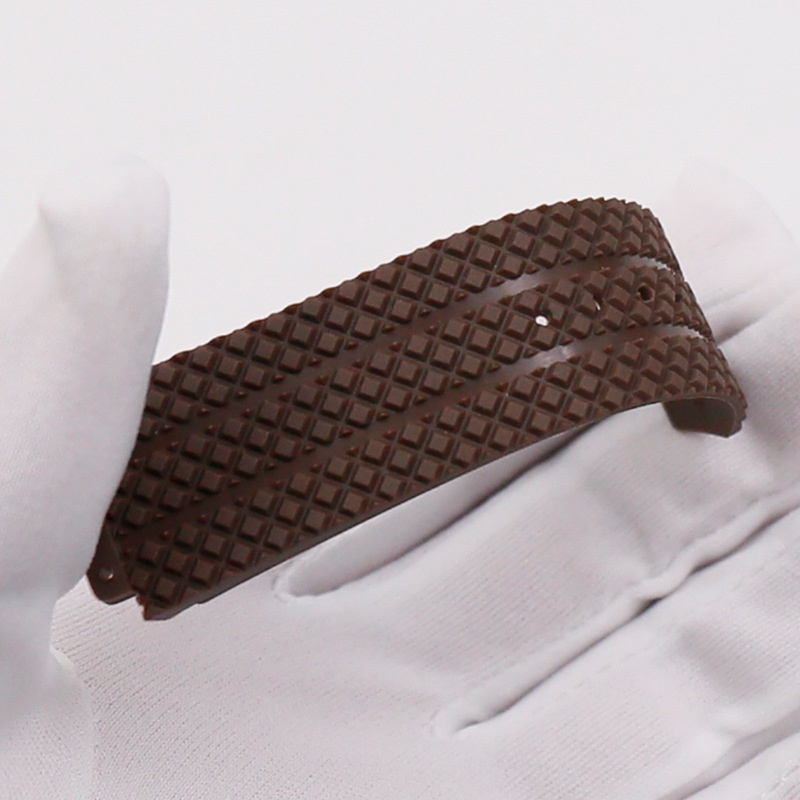 Watch Bracelet 15*21mm Female Women  Rubber Strap Waterproof Silicone Watch Strap with Logo Stainless Steel Buckle