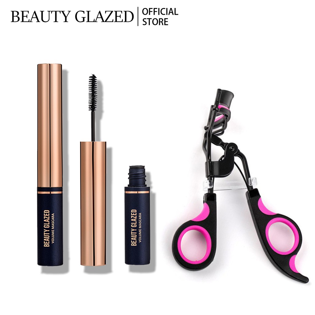 BEAUTY GLAZED mascara + dụng cụ uốn mi, không thấm nước và sử dụng lâu dài | BigBuy360 - bigbuy360.vn