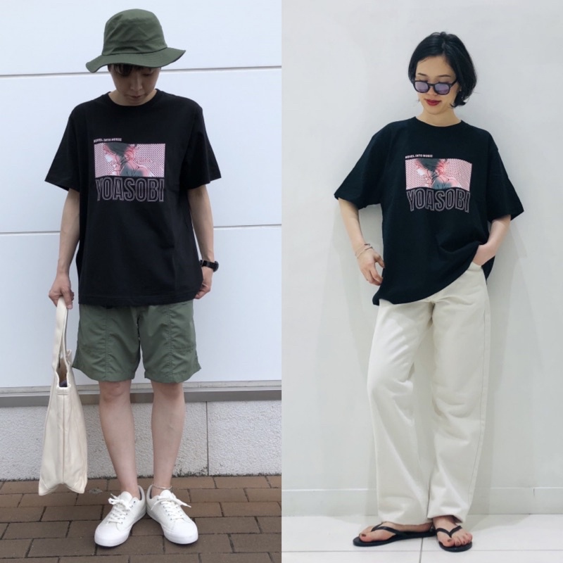 Áo phông nữ cổ tròn YOASOBI UT xinh xắn, dễ thương của Uniqlo