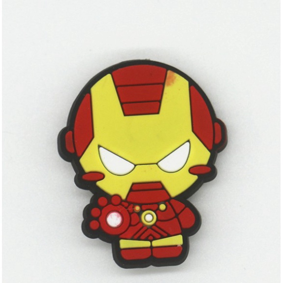 DVQ Jibbit, stick gắn dép crocs cái siêu anh hùng Avengers (Sỉ 1k) 8 AO36