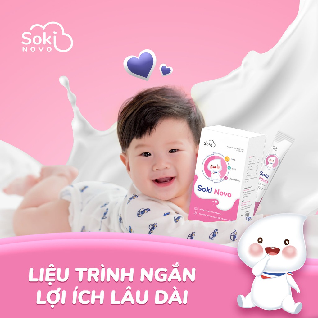 Soki Novo - Chuyên biệt cho trẻ nôn trớ từ sữa