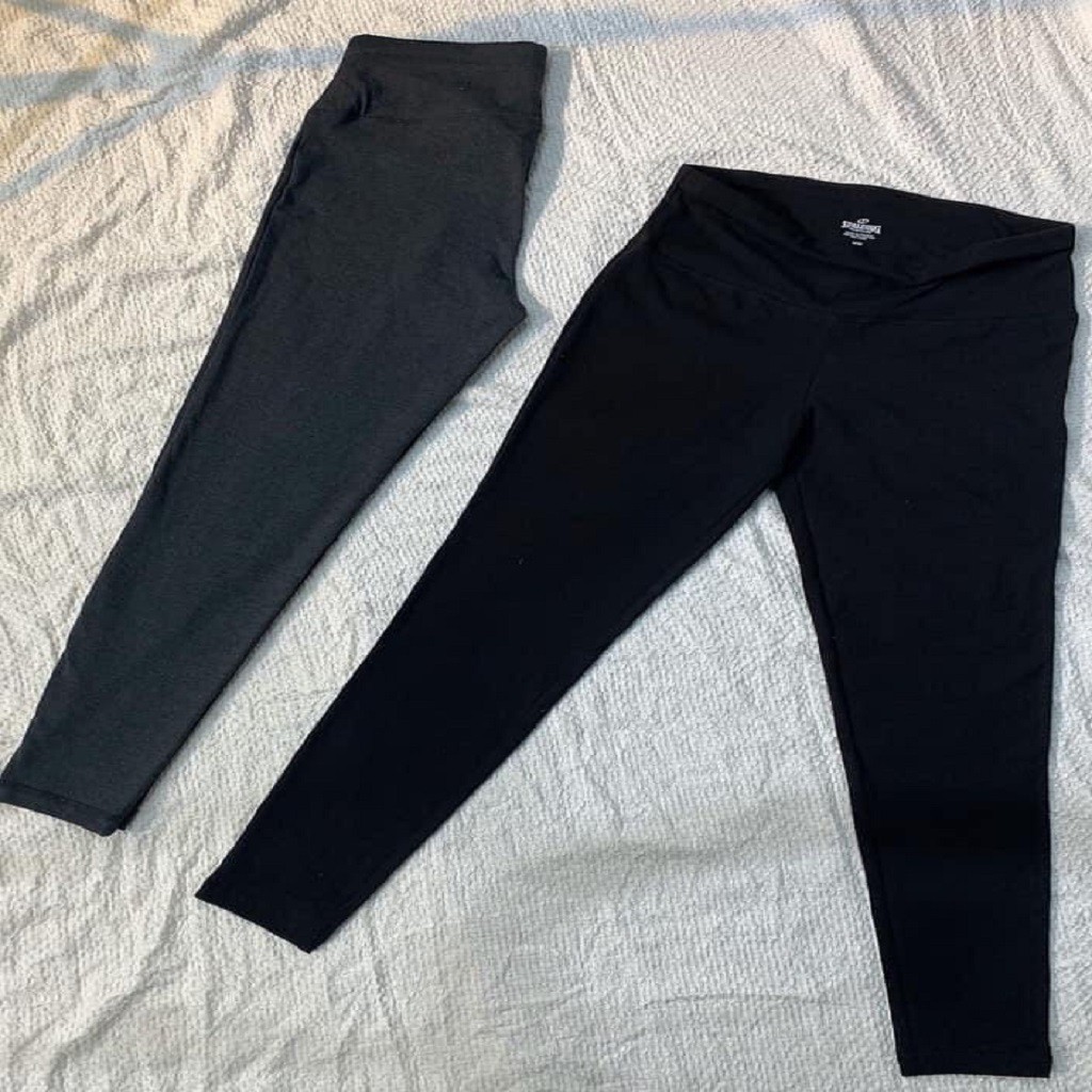 Quần legging, quần legging lửng, ngố, cạp cao bản to chất cotton siêu co giãn | BigBuy360 - bigbuy360.vn