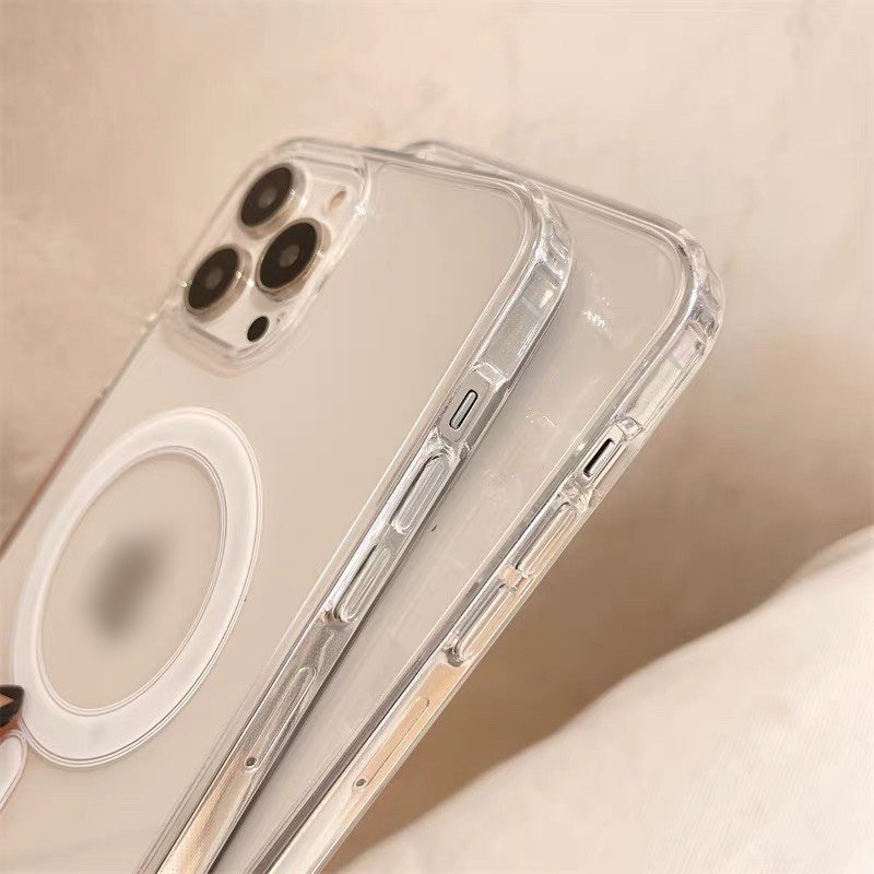 Ốp Lưng trong Hỗ trợ hút sạc không dây vòng tròn từ tính cho iphone X/XS/XR/Xsmax/11/12/13/14/15/Plus/Pro/Max/Promax | BigBuy360 - bigbuy360.vn