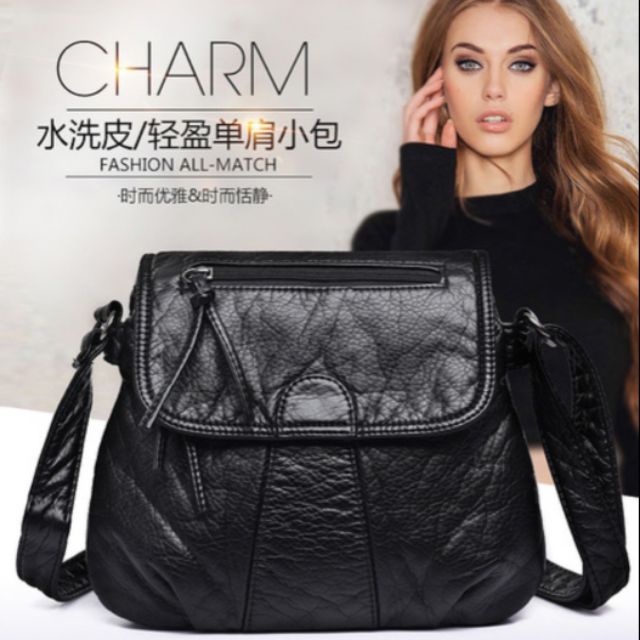 Túi đeo chéo da mềm chất đẹp ( hàng quảng châu)