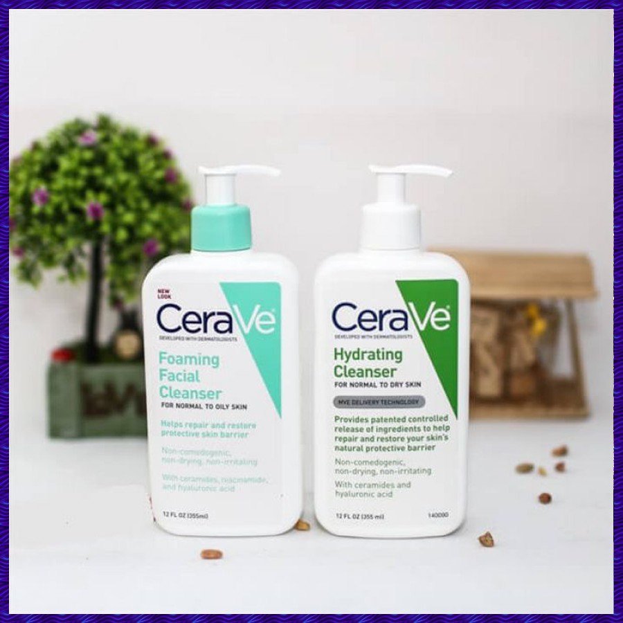 Sữa Rửa Mặt Cerave Cho Da Khô Và Da Dầu Giúp Ngừa Mụn, Da Sáng Mịn - Sữa Rửa Mặt Cerave SA Dành Cho Da Nhạy Cảm