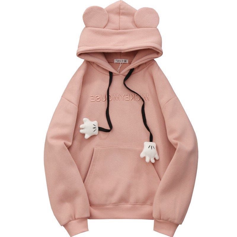 Áo hoodie dài tay có mũ thời trang cho nữ | BigBuy360 - bigbuy360.vn