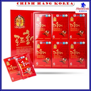 Nước Hồng Sâm Hàn Quốc Chính Hãng, Nước Sâm Chén Hộp 30 gói