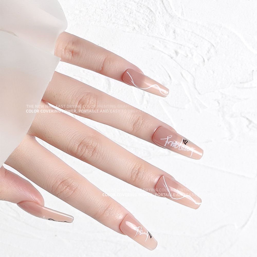 [Hàng mới về] Bút vẽ móng trang trí nghệ thuật tự làm chống nước nhỏ gọn