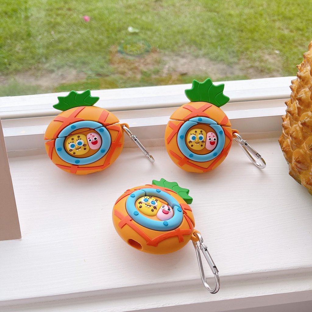 Vỏ Bảo Vệ Hộp Sạc Tai Nghe AirPods3 AirPods3 Pro 2Ggen Họa Tiết Ngôi Nhà Dứa Kiểu Mới Dễ Thương Ốp