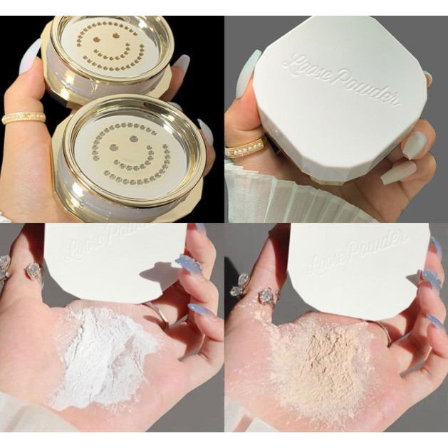 Phấn Phủ Bột Kiềm Dầu Mặt Cười CVZ Loose Powder chống thấm nước (CVZ45)