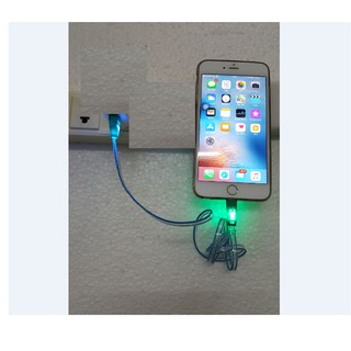 Cáp sạc dạ quang cho IPcó đèn LED