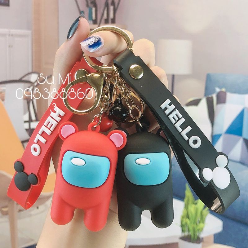 Móc khóa a mong us siêu dễ thương