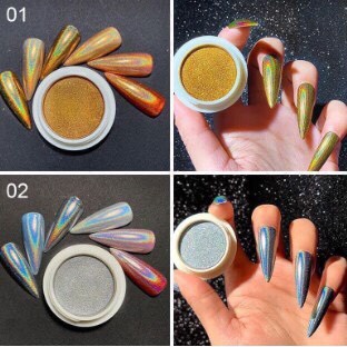 Tráng gương cầu vồng dạng nén Màu Bạc,Vàng Siêu Sáng Mịn