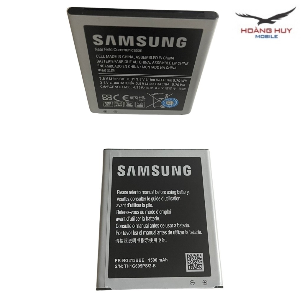 Pin Samsung Galaxy V G313,G318 EB-BGG313BBE Dung Lượng 1500mAh Hàng Zin Nhập Khẩu Bảo Hành 6 Tháng 1 Đổi 1