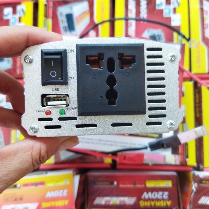 Bộ kích điện 12V lên 220V AISHANG LY 500W Bộ biến tần DC to AC 500W