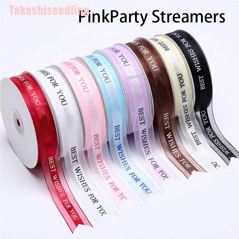 Cuộn Dây Ruy Băng Polyester In Chữ Happy Birthday