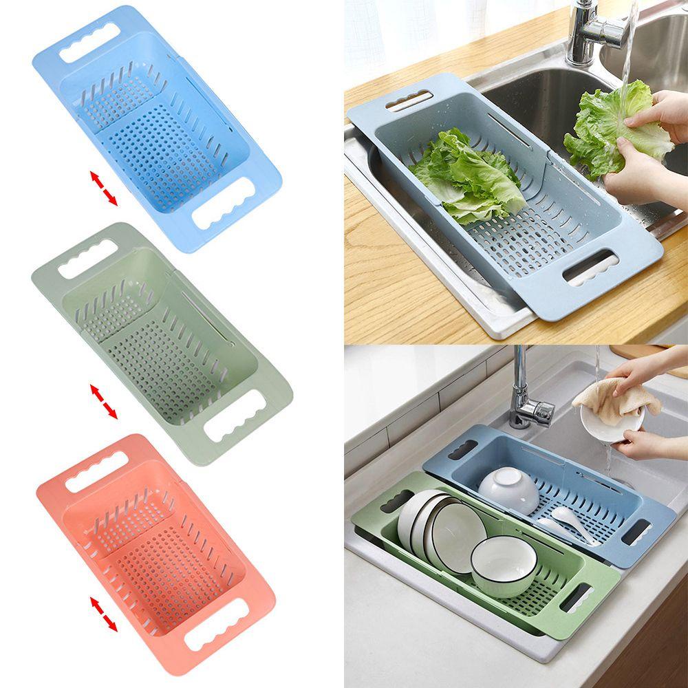 KUNHEV Rổ Rửa Trái Cây Ráo Nước Có Thể Điều Chỉnh Tiện Lợi