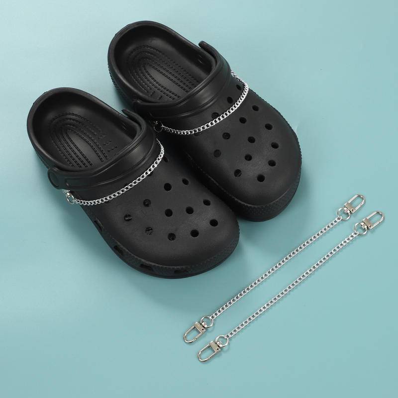 crocs sticker Dây Xích Khóa Giày Trang Trí Đẹp Mắtshoes sticker Accessories Stickers Sandals Shoe Decoration