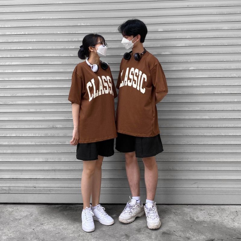 Áo thun tay lỡCó size unisex Classic