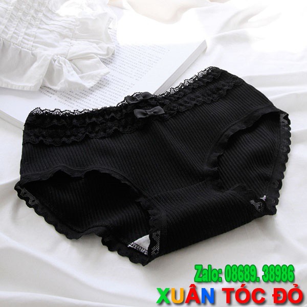 SỈ ZALO RẺ HƠN NHIỀU_ Quần Lót 5 Kiểu Nơ Màu Đen Cute Cực Đẹp 5097 | BigBuy360 - bigbuy360.vn