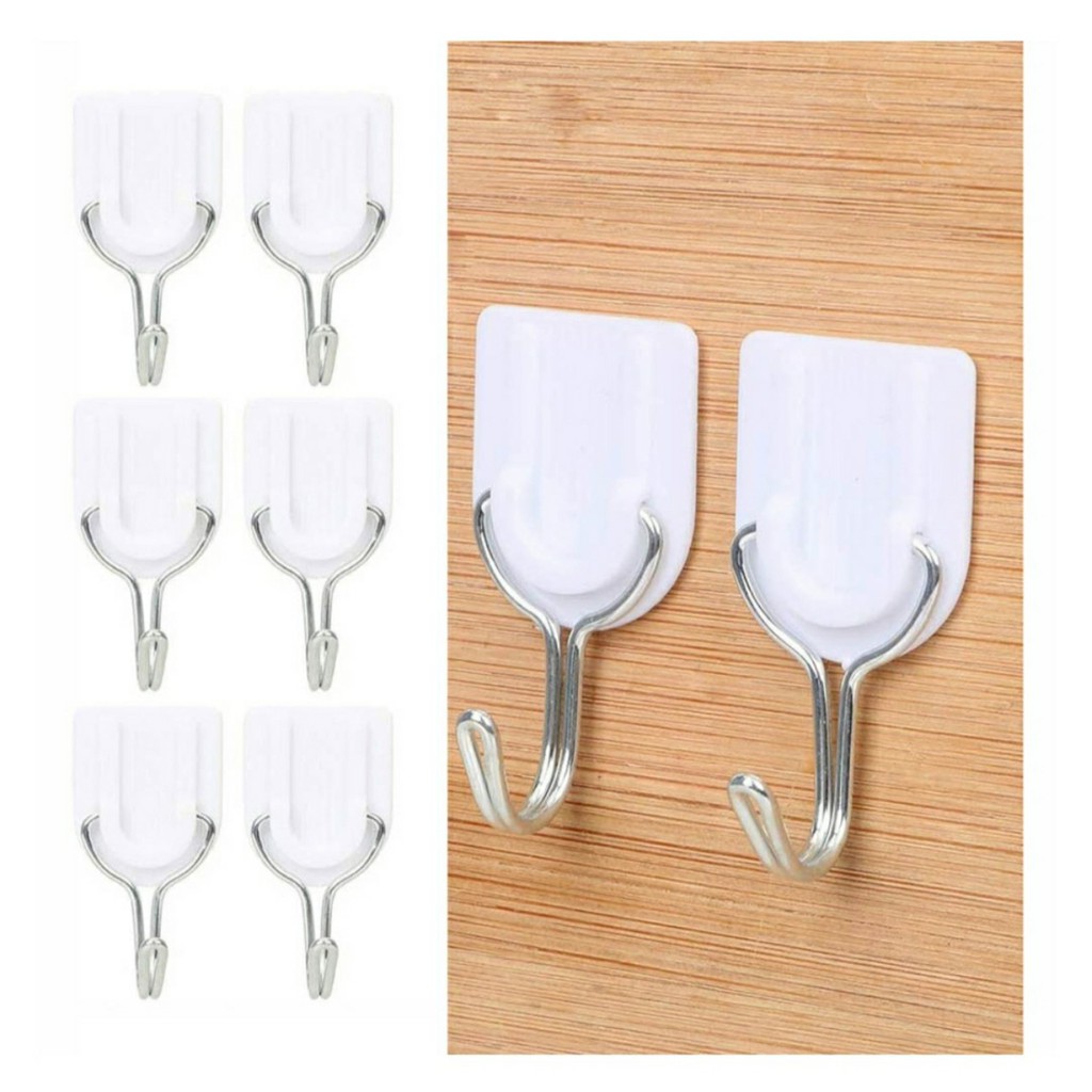 Set 2 Móc Dán Tường HOFACO Hình Dễ Thương Siêu Chịu Lực(giao màu ngẫu nhiên)