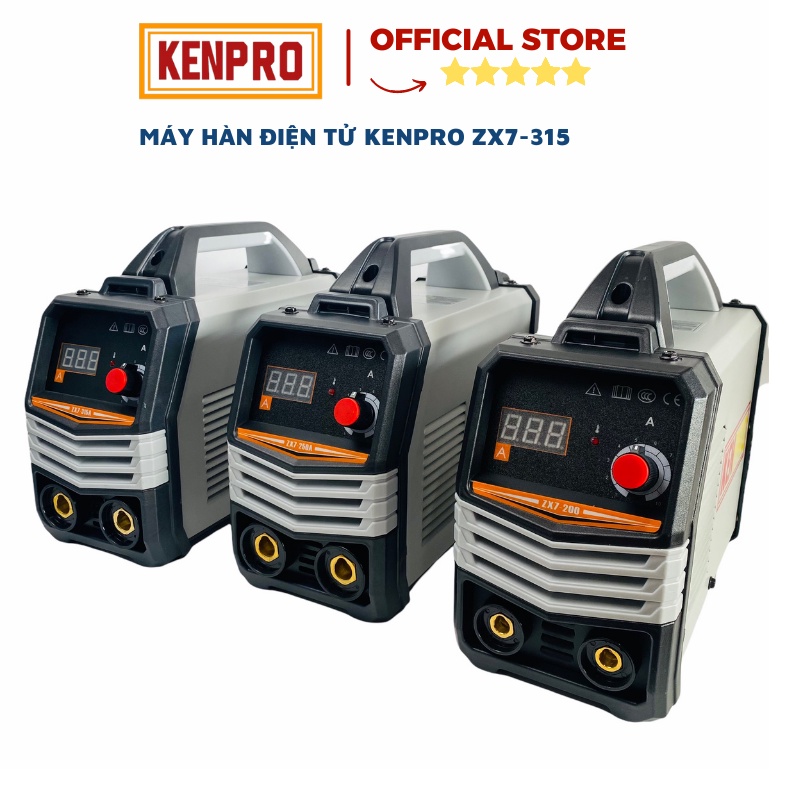 [Mã BMBAU300 giảm 10% đơn 499K] Máy Hàn Điện Tử Kenpro ZX7-315 Hàn Liên Tục Que 4.0mm Bảo Hành 12 Tháng