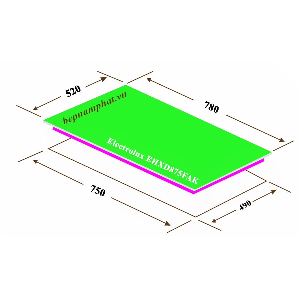 Bếp từ bốn vùng nấu Electrolux EHXD875FAK nhập khẩu Đức