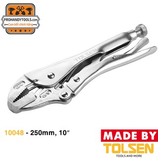 Kìm bấm miệng thẳng công nghiệp 10 in tolsen 10048