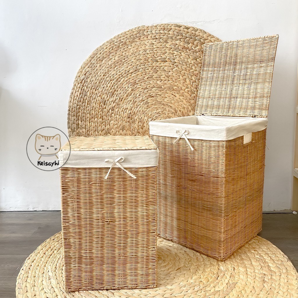 Sọt đựng quần áo bằng mây